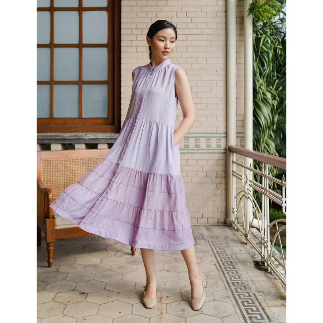 PL MAVEN VALERIE DRESS INN LAVENDER MIST