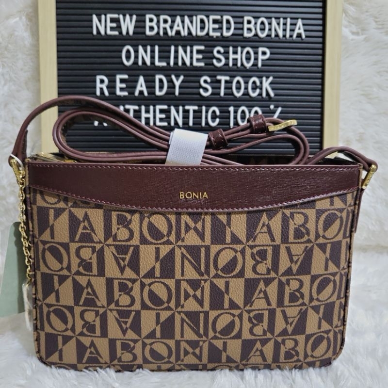 tas bonia original sling bag monogram new arrival