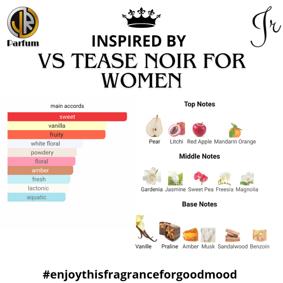 JR Parfum - VS Tease Noir For Women
