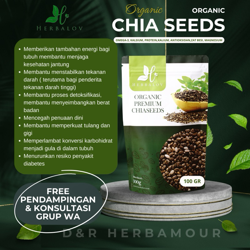 

RB PREMIUM CHIASEEDS HERBALOV PENDUKUNG DIET