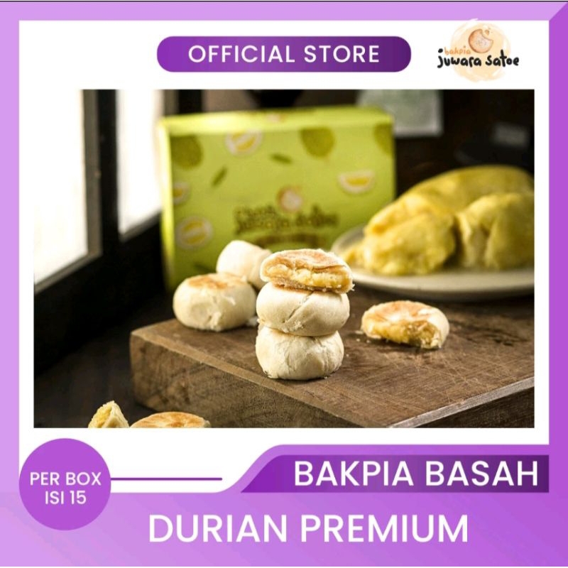 

Bakpia Juwara Satoe Durian isi 15 - Basah