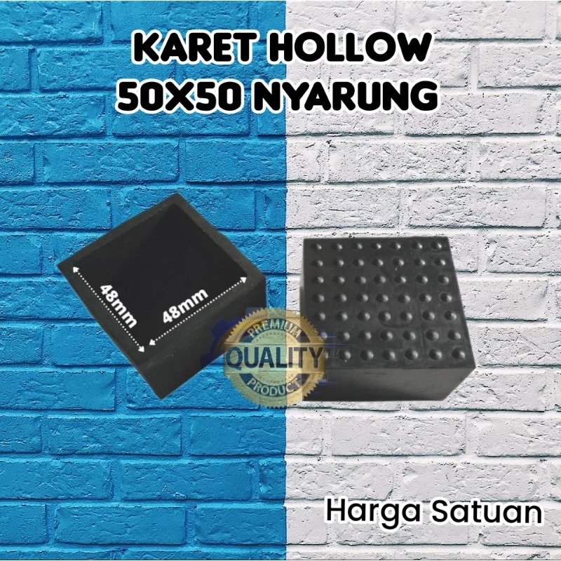 Karet Besi Hollow 5x5 Nyarung / Karet Hollow 5x5