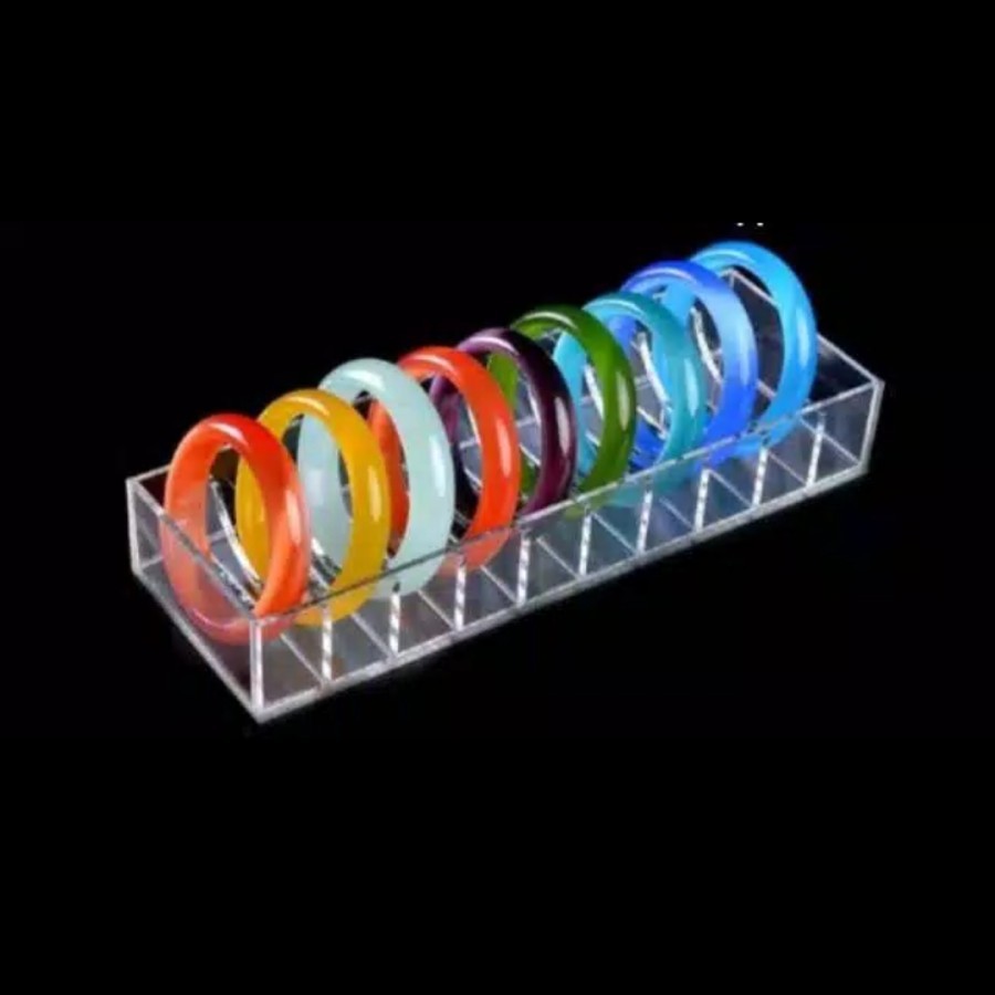 Tempat penyimpanan gelang / Display gelang akrilik / Tempat gelang