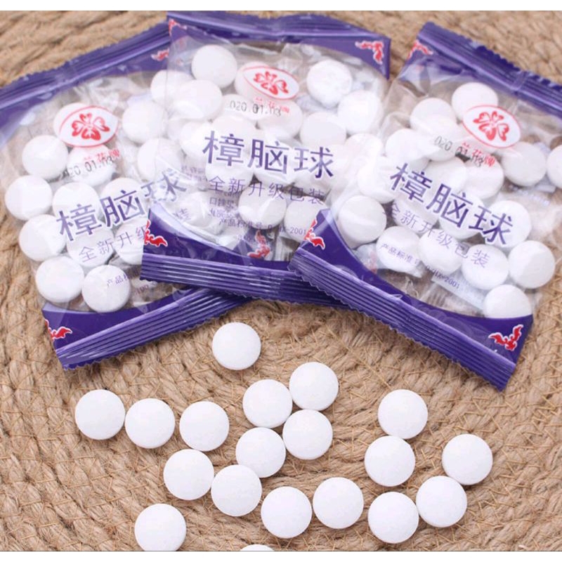 Kamper Kapur Barus Putih Kecil/ Kapur Barus Baju Almari Laci