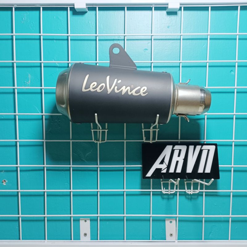 LEOVINCE LV10 ANODIZE HITAM KNALPOT IMPORT