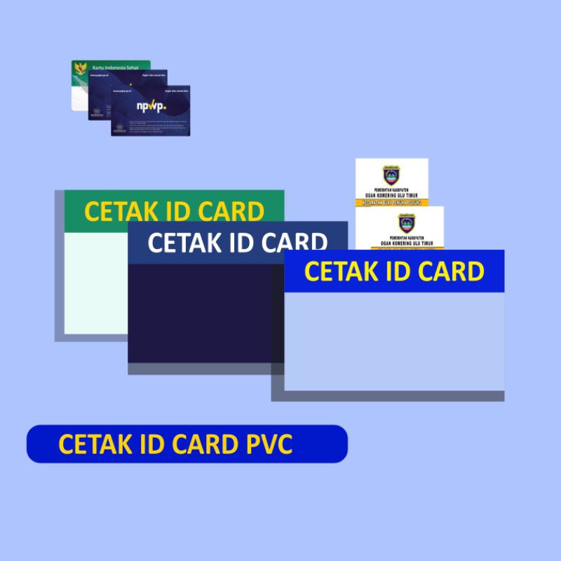

Id card || kartu Nama Bahan PVC