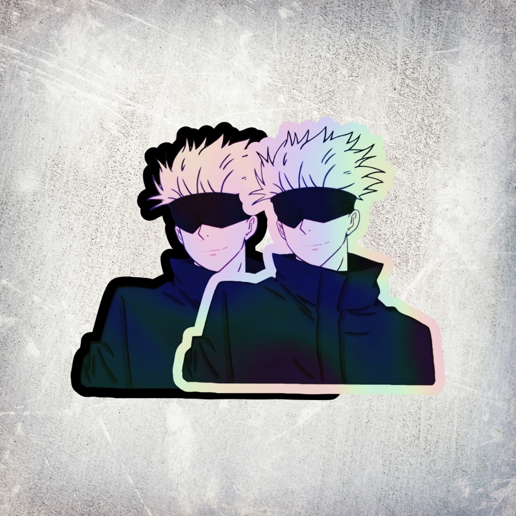 

STICKER HOLOGRAM ANIME GOJO SATORU JUJUTSU KAISEN
