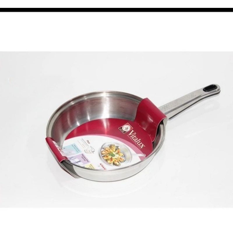 fry pan stainless sus304 zebra vitalux