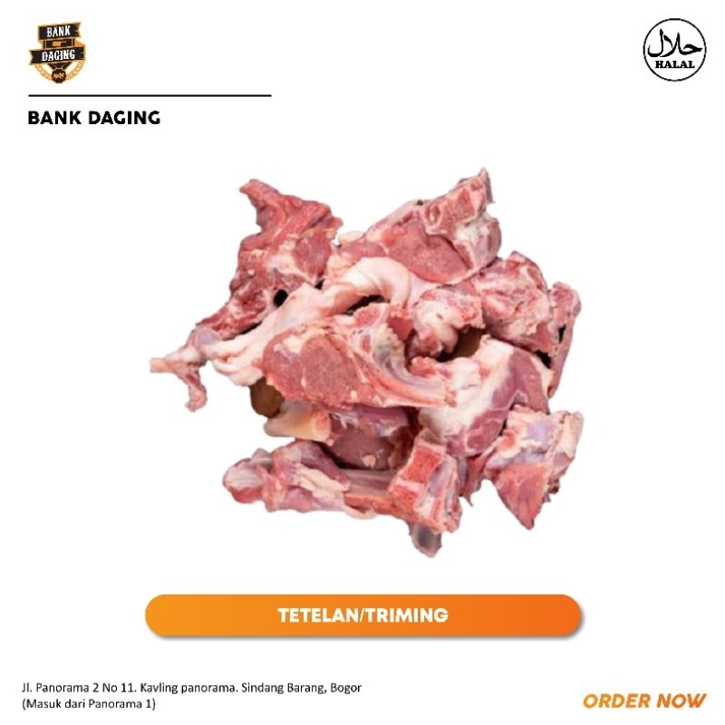 

DAGING SOP / TETELAN / TRIMMING 500GR