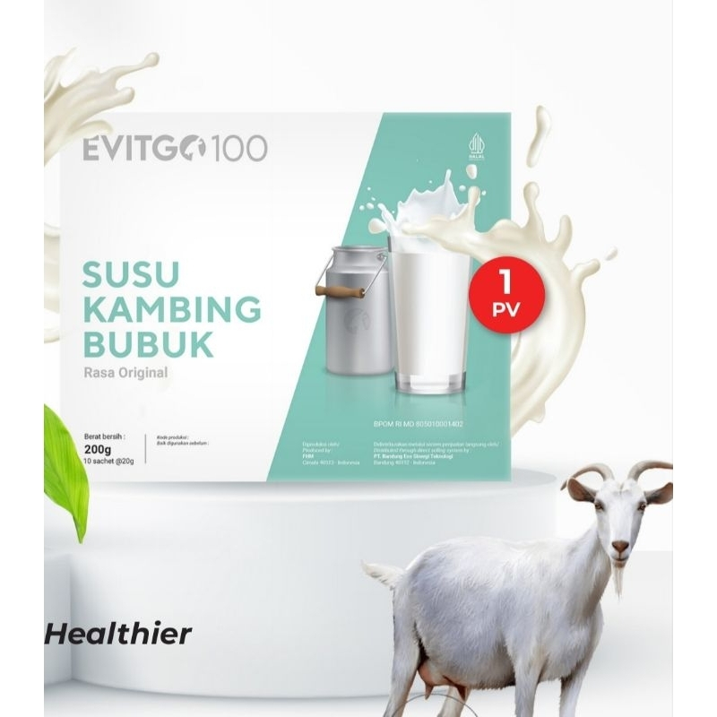 

Evitgo Susu kambing 100 BPOM original isi 10 Sachet