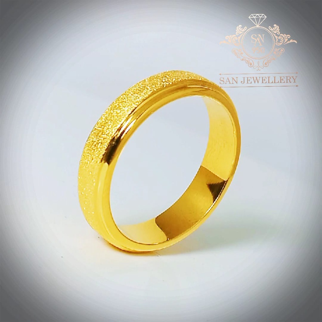 Cincin Perak 950 Palladium Platina untuk Tunangan Pria – Kombinasi Emas 05 Pt