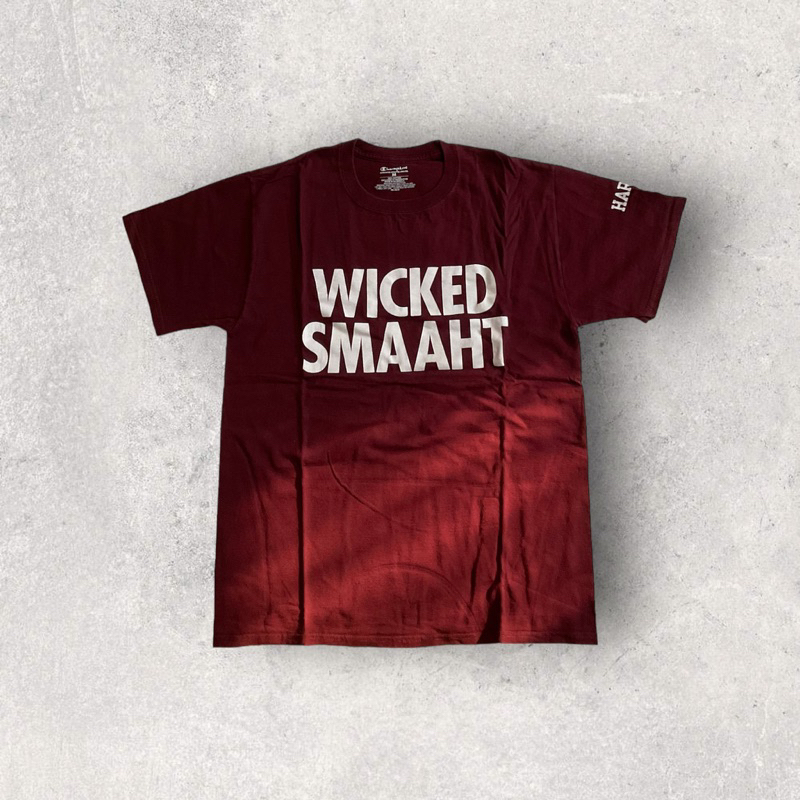 T-Shirt Champion Harvard Wicked Smaaht Ori Second