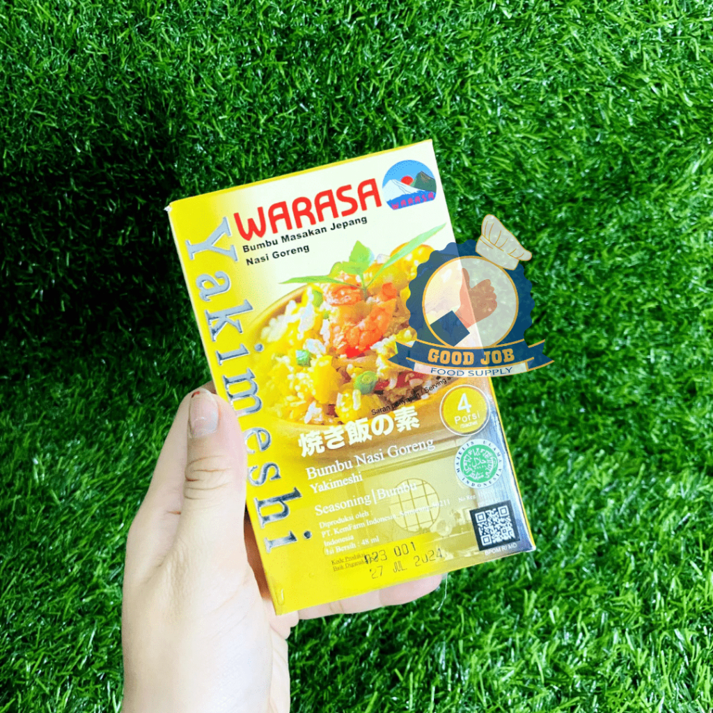 

WARASA Yakimeshi Nasi Goreng Jepang Instan48 ml Halal │ Bumbu Nasgor