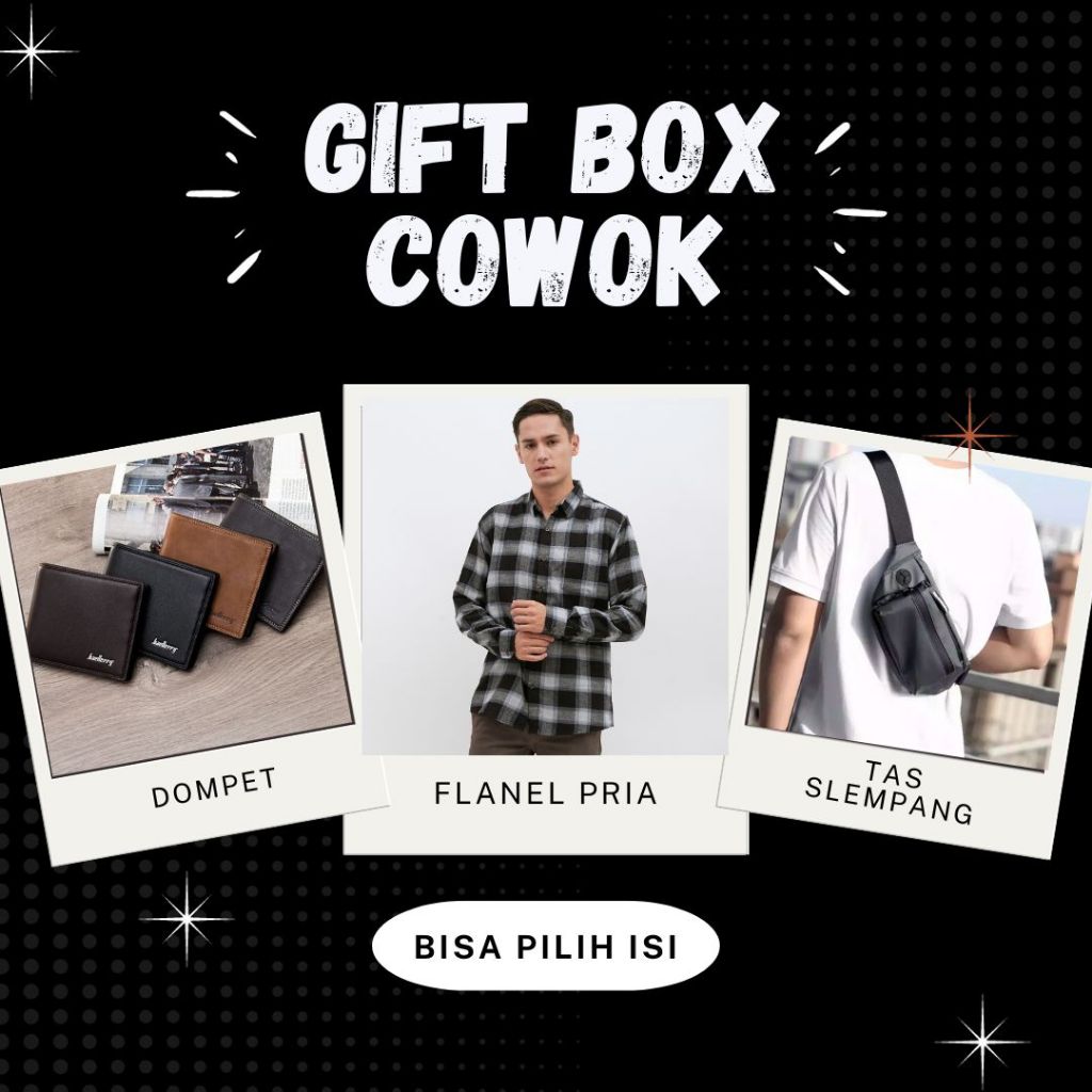 Kado Ulang Tahun Cowok Bisa Pilih Isi | Hampers Cowok Custom