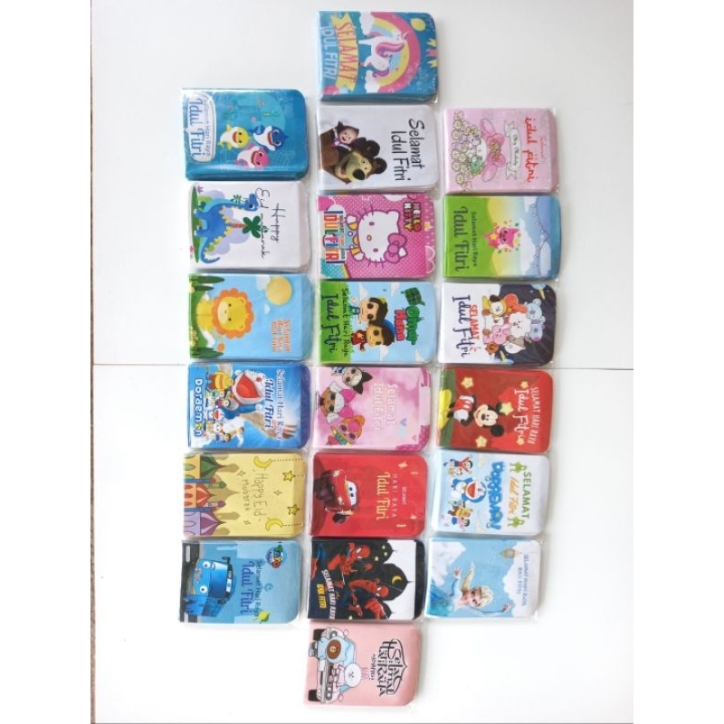 

100 PCS AMPLOP LEBARAN UKURAN MINI