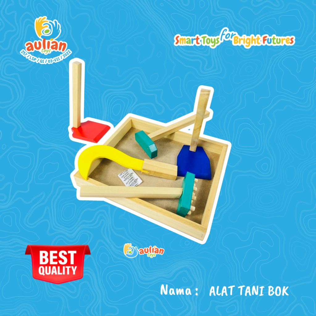 ALAT TANI PINUS MAINAN KAYU/ MAINAN EDUKASI / ALAT PERAGA EDUKASI / MAINAN MONTESSORI