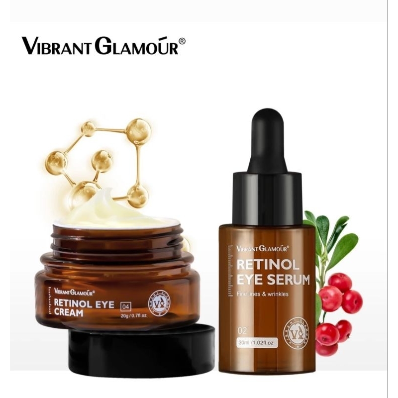 Vibrant Glamour Retinol Eye cream + Retinol Eye Serum