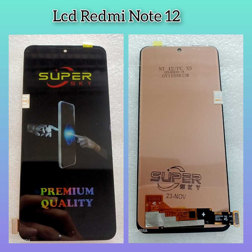 Lcd Fullset Redmi Note 12 Incell Lcd Redmi Note 12 Incell