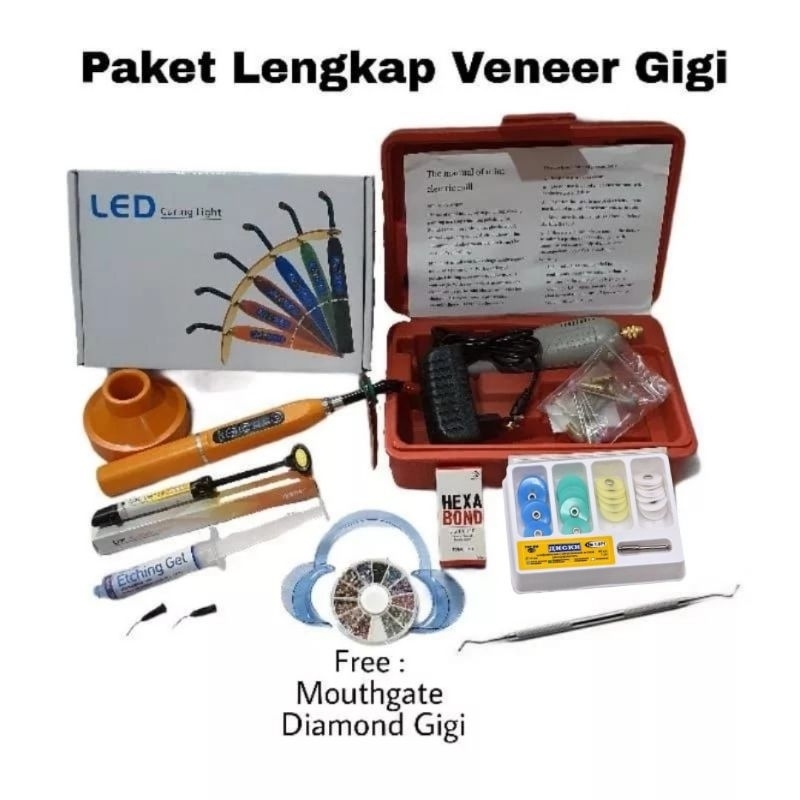 Paket Lengkap Veneer Gigi / Paket Siap Usaha Pemasangan Veneer Gigi