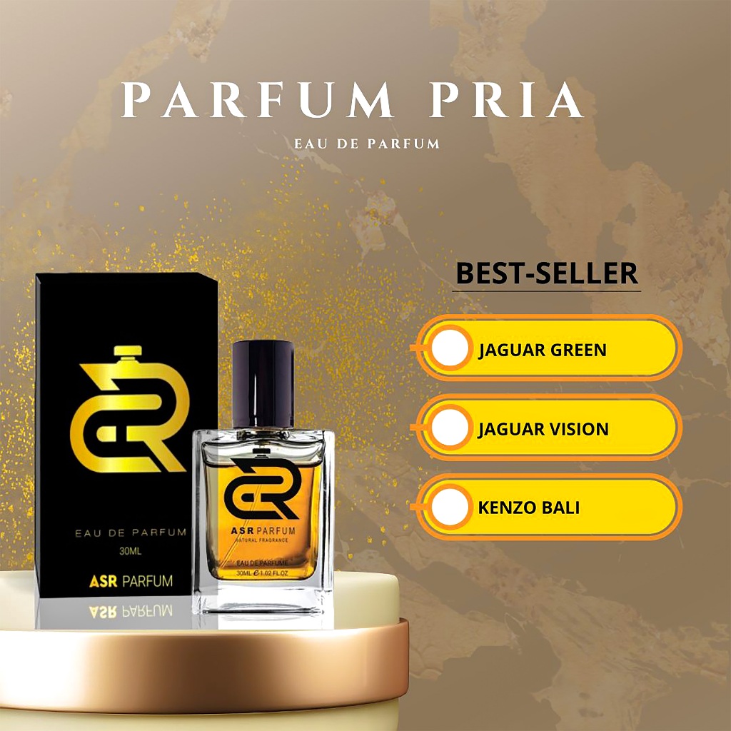 PARFUM PRIA TAHAN LAMA - 30ml, JAGUAR GREEN/ JAGUAR VISION/ KENZO BALI  - Eau de Parfum - BY : ASR M