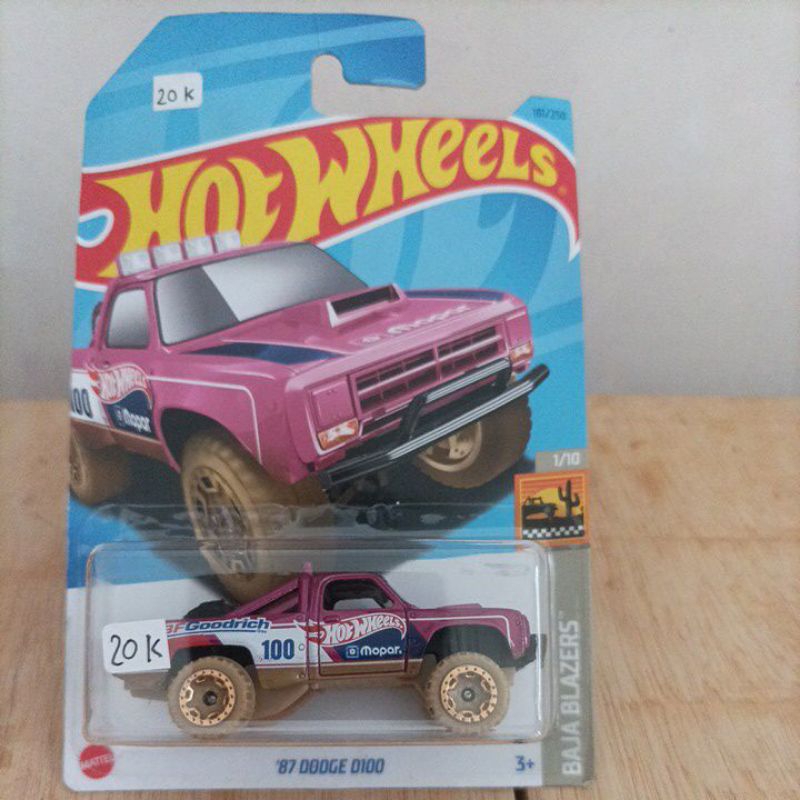 hot wheels 87 dodge d100