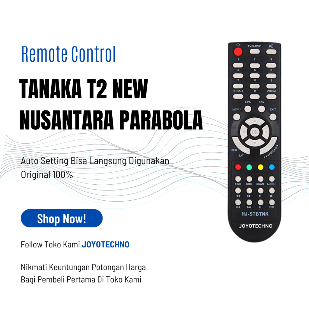 Remote Receiver Parabola Tanaka Nusantara TN-01 4K HD / Transvision Nusantara HD KU / C Band