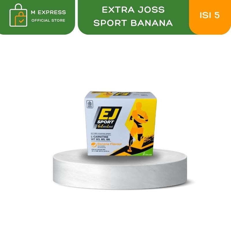 

[M EXPRESS] Extra Joss sport gel energy drink - minuman berenergi isi 5 rasa banana / pisang