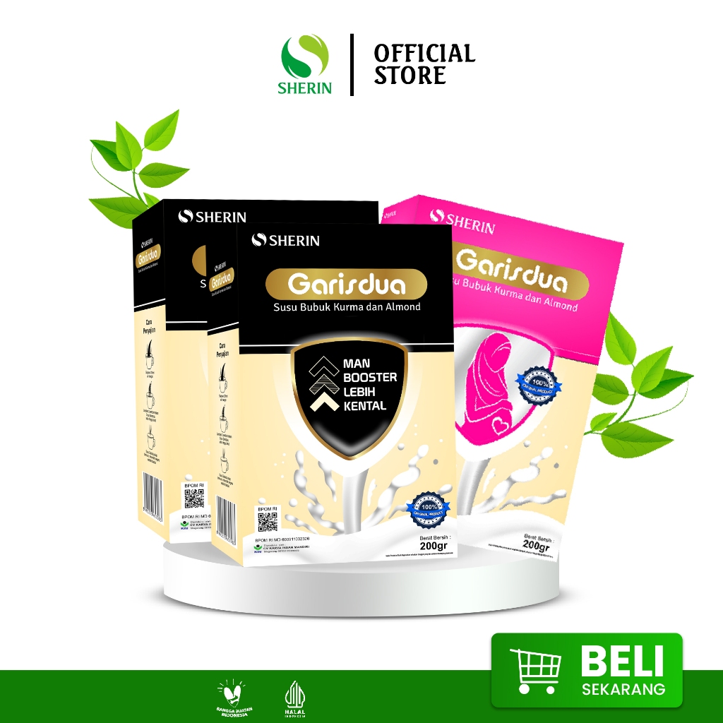 

Susu Garisdu Wanita & Pria Etawa Premium PROMO BUNDLE 1 Wanita & 2 Pria 200gr