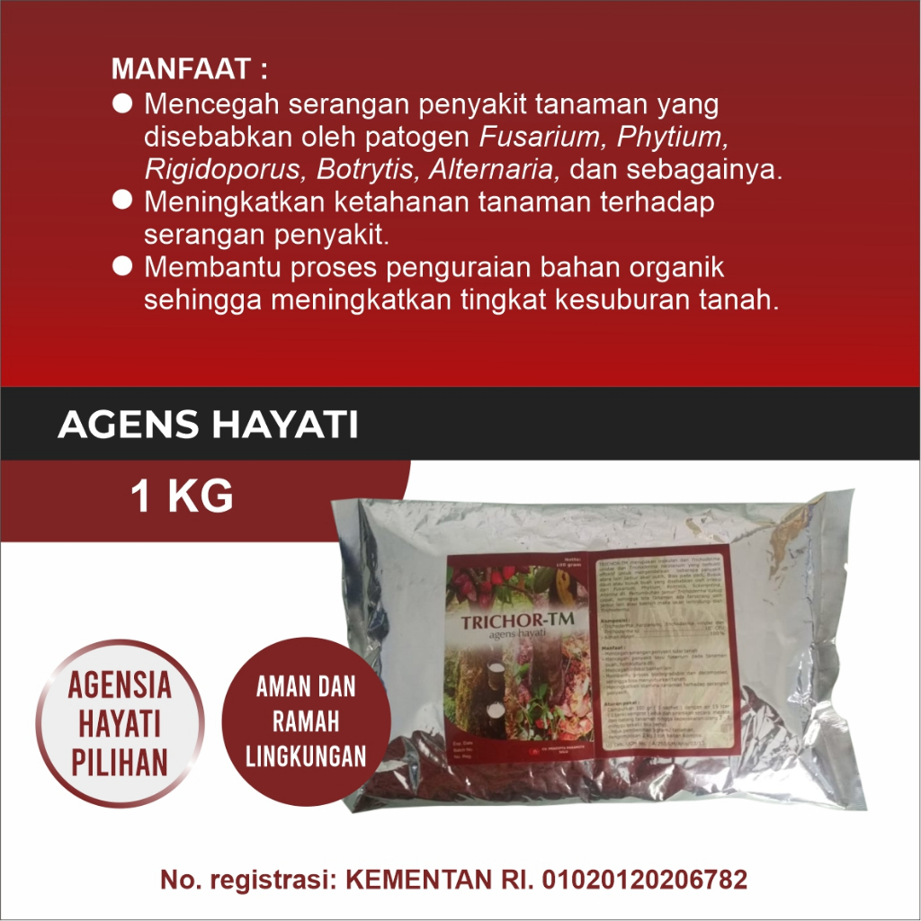 Agen Hayati Trichor-TM Trichoderma 1kg
