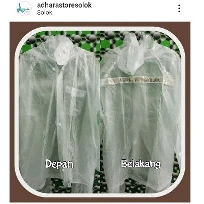 Jas Hujan stelan Celana, Jas Hujan Plevia, Jas Hujan Transparan