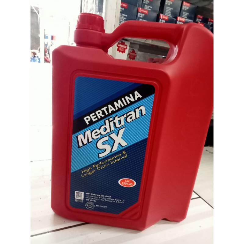 OLI MEDITRAN SX SAE 15W-40 10 LITER - PERTAMINA
