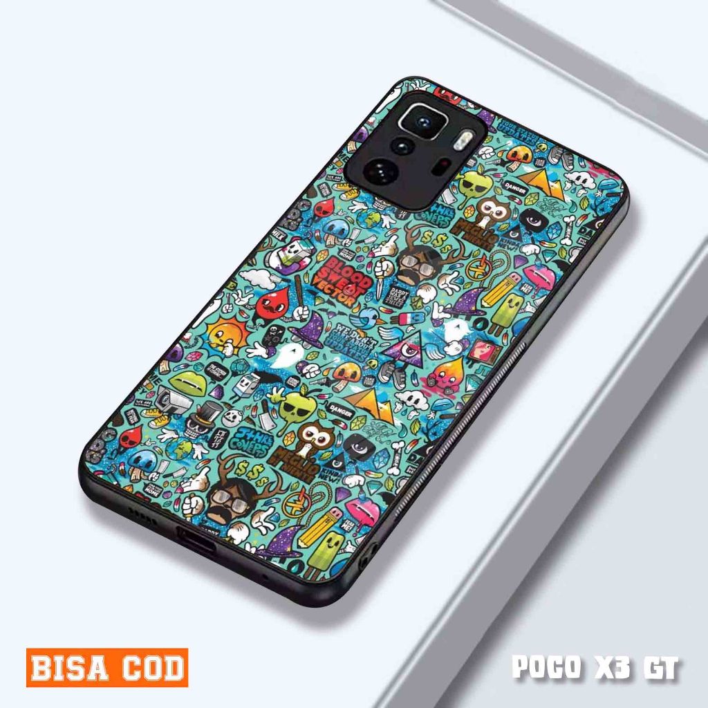 Casing Poco X3 GT - Case Poco X3 GT - Case Motif Grafitti2 - Kesing hp POCO X3 GT Pelindung hp Poco 