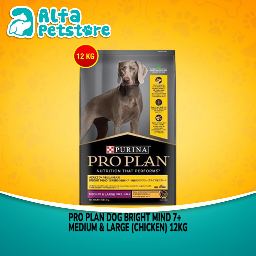 Pro Plan Dog Bright Mind Medium Large 7+ Senior 12 Kg
