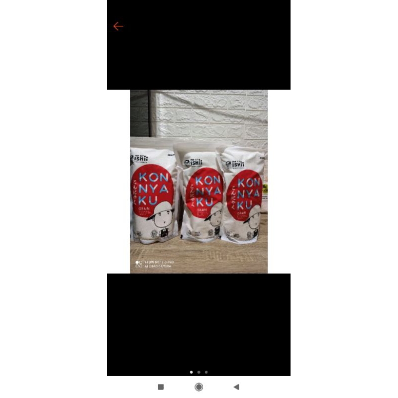 

shirataki rice mr.ishi 1kg/beras shirataki/beras konnyaku/beras diet/beras sirataki