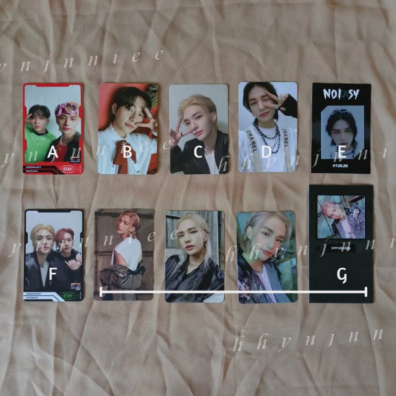 straykids hyunjin photocard