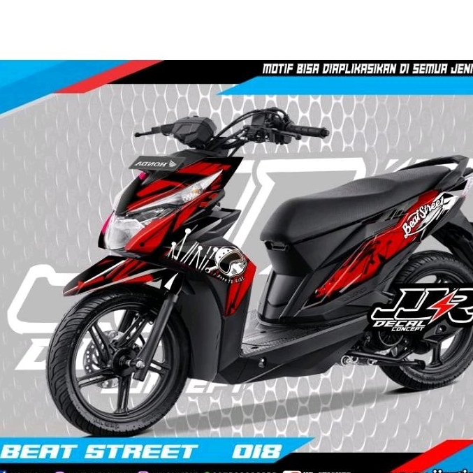 Decal Honda beat street Keren/stiker honda beat street full body beat street old/beat street new