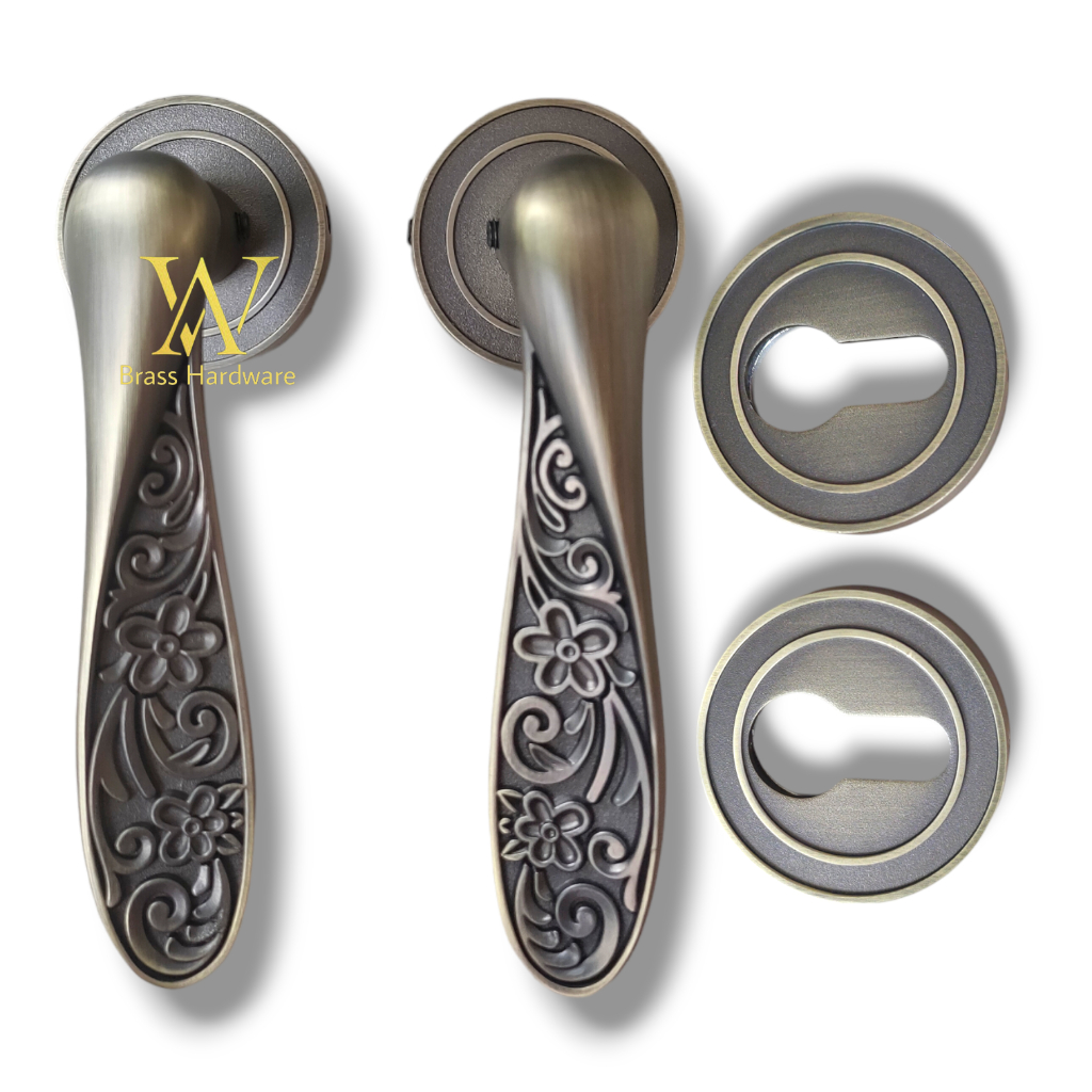 Handle Pintu Engkol Dekson Brass Vintage