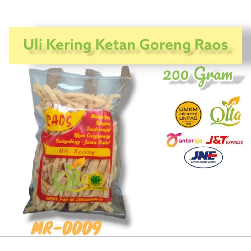 

Termurah Uli Kering Ketan Goreng Raos 200 gram