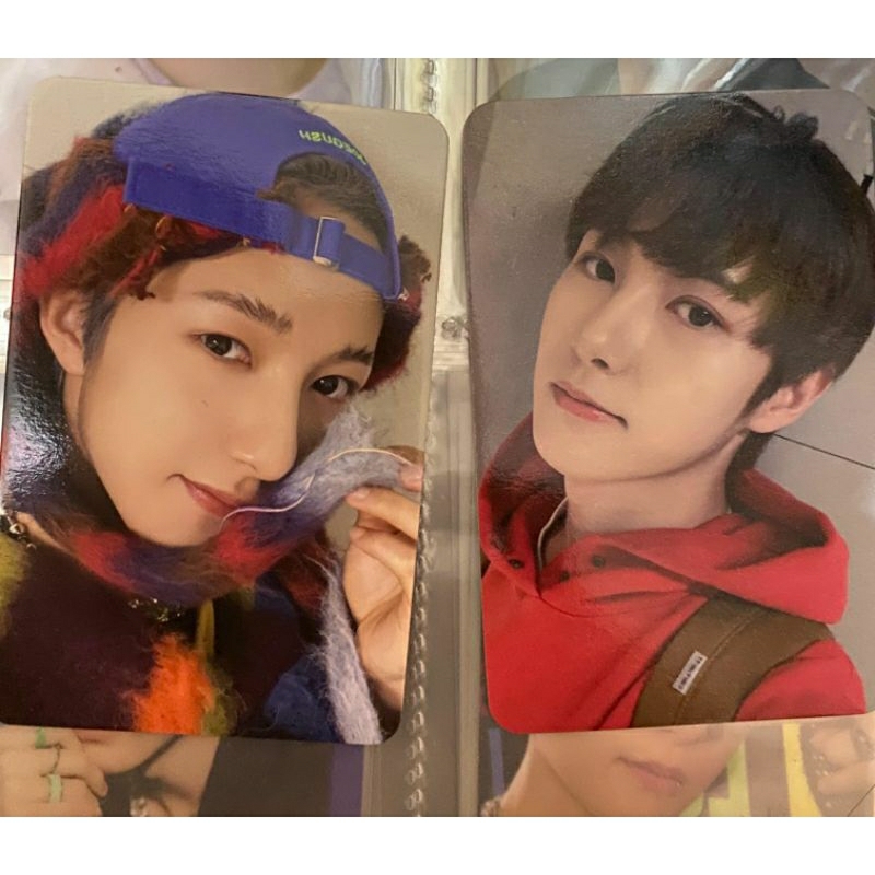 Photocard Official Renjun ISTJ poster ver & Renjun Candy soundwave POB