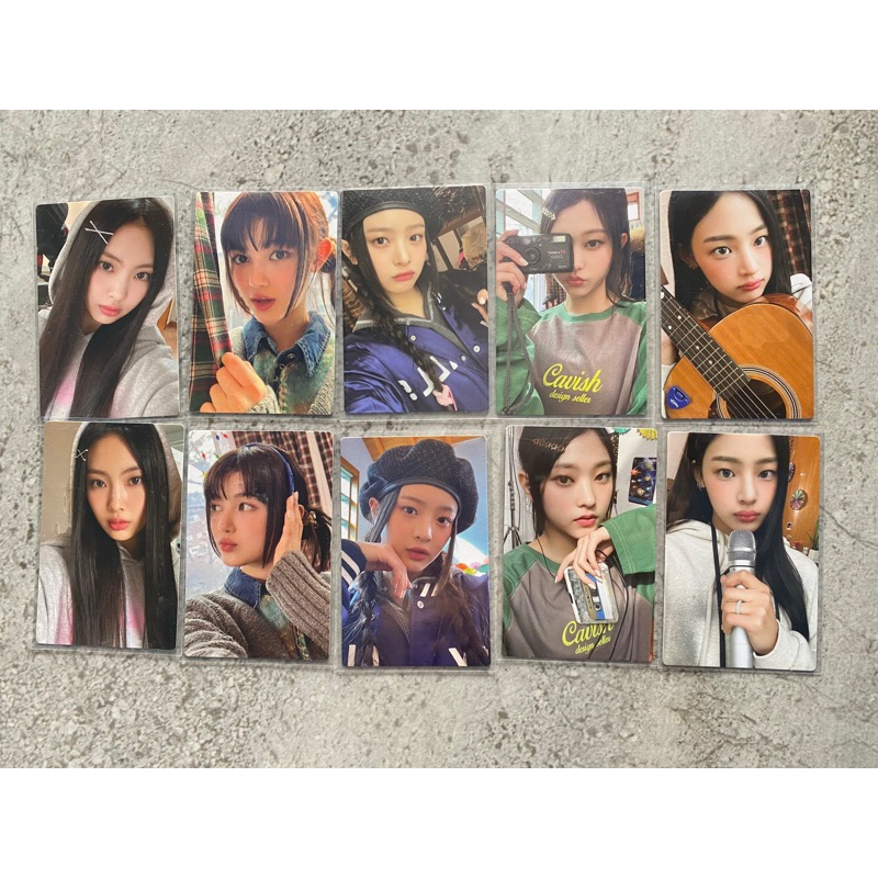 Newjeans bunnies camp photocard set