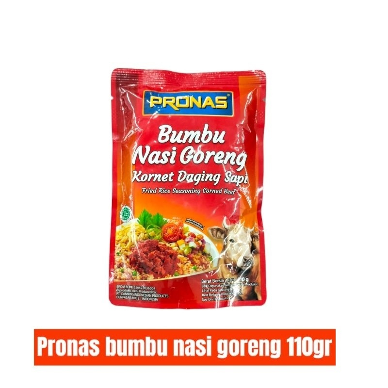 

Pronas Bumbu Nasi Goreng Kornet Daging Sapi Pouch 110 gr