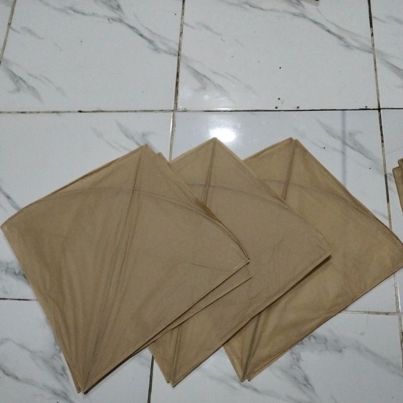 layangan seot stelan polos coklat  hore hore #layangansuper#layanganmurah#benangsuper