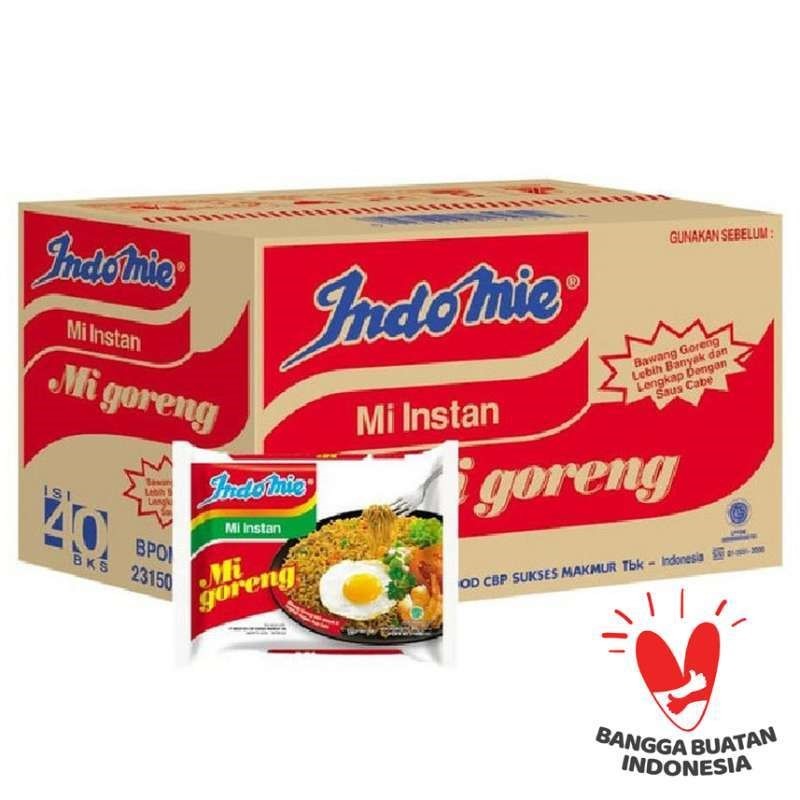

Indomie Goreng Mie Instan (1 Dus/40 Pcs)