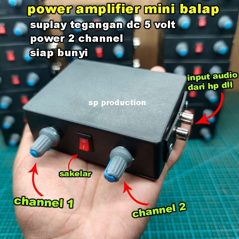 power mini balap suplay 5 volt pakai ces hp atau power bank