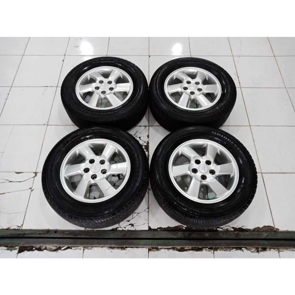 pelek mobil std terios ring 16 + ban 235 60 r16 seken 4pcs