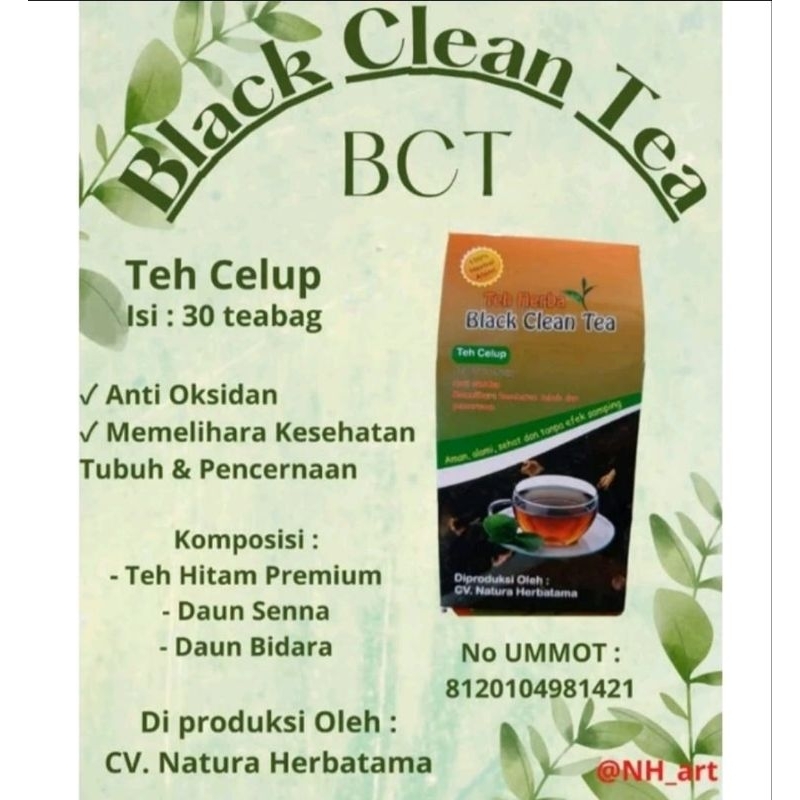 

Black Clean Tea, Teh Herbal untuk Diet, Detoksifikasi dan Melangsingkan Badan