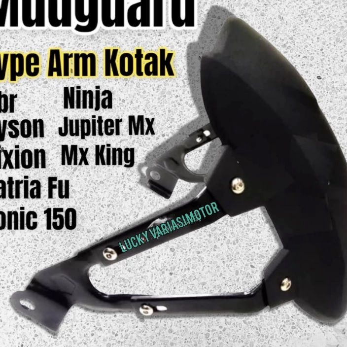 Promo Mudguard Spakbor Kolong Anti Ciprat Motor Vixion Ninja Cbr15 Gsx Mx King Satria Fu Sonic Jupit