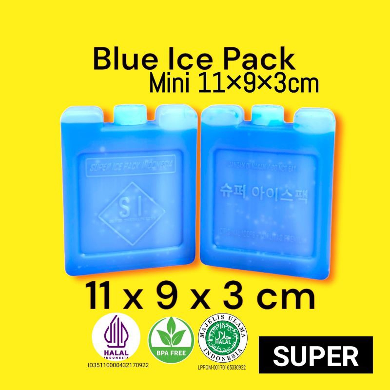 ice pack 11×9×3 ice gel kecil mini Thermafreeze blue ice dry