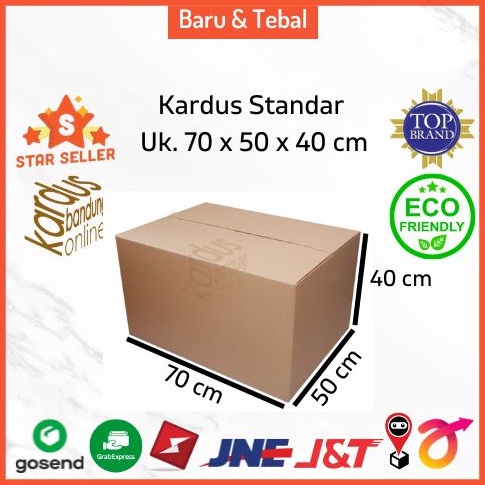 

Produk Terkini Kardus Box Karton Dus Kotak Packing Jumbo Besar Polos Uk 7x5x4 CFlute Tebal 4 mm untuk Pindahan L8