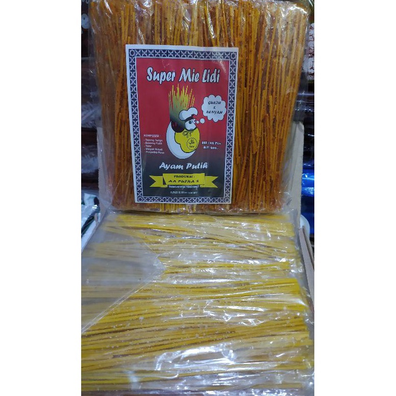 

Produk Premium Mie lidiSuper mie lidi 1pack TGB